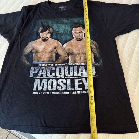 Manny Pacquiao Vs. Shane Mosley Boxing T-Shirt Tee MGM Welter Weight Size XL - Picture 4 of 7